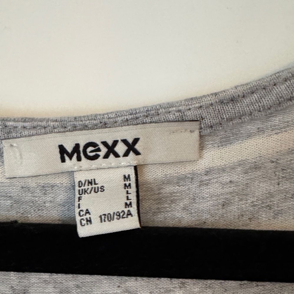 Mexx Grey casual Striped Dress with Tie Waist - Picture 2 of 5